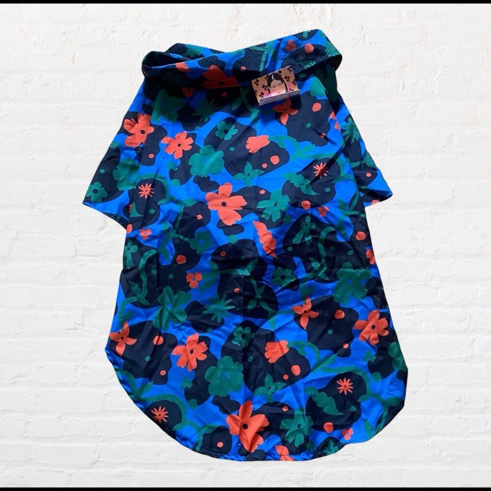 NEW Target dog Latino Heritage Month tropical print dog shirt - Picture 2 of 8